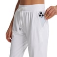 thumbnail image 3 of MASKERT Women's Jogger Pants - Lightweight Casual Athletic Pants with Pockets Multiple Sizes Available Light Rose Pink, 3 of 7
