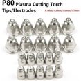 thumbnail image 5 of Gamvdout Plasma Cutting Consumables, For P80 Plasma Torch Nozzle, CuCrZr Nozzle Shield, Cutting Torch Consumables, For Non-Touch Pilot Plasma Cutter Machine, 5 of 5