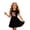 AB12 Black, variant on Patriotic Dress For Girls Red White Blue Print Short Sleeve Crew Neck Dresses Breathable Fashion Tweens Fourth Of July American Festival Party Dress Blue Size 6-7 Years