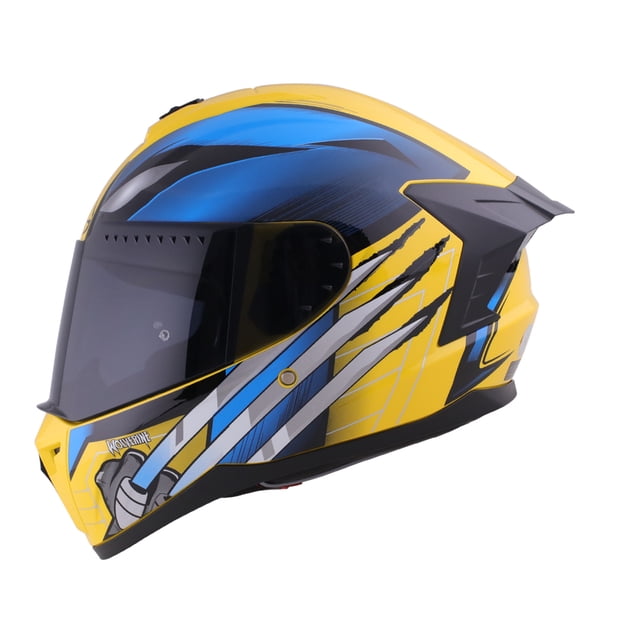 Casco Para Moto Marvel Wolverine Integral EDGE Extreme Certificado XL