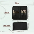 thumbnail image 5 of Unique Bargains Foldable Makeup Brush Holder 15 Pockets Makeup Brush Organizer Stand-up Makeup Brush Travel Bag, 5 of 6