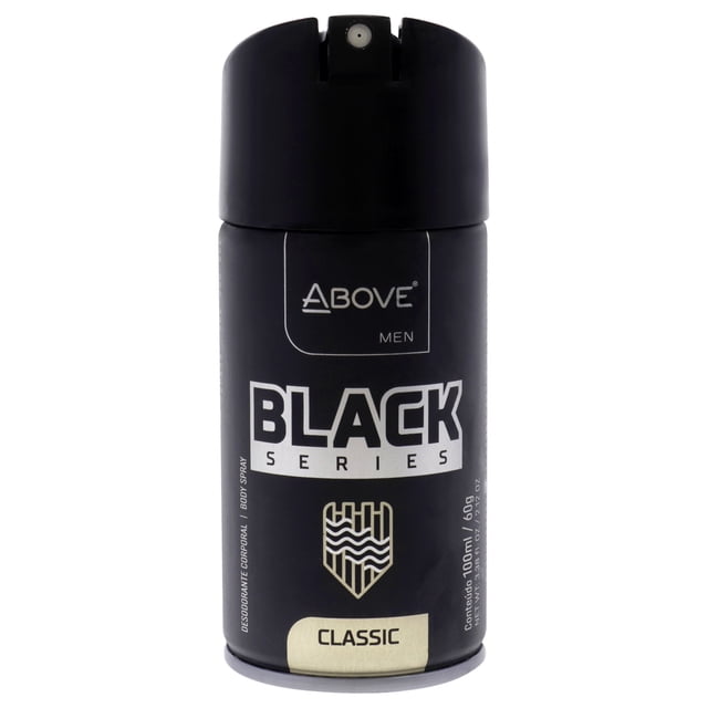 ABOVE Serie Negra, Spray Corporal de Larga Duración, Clásico, 325 ml