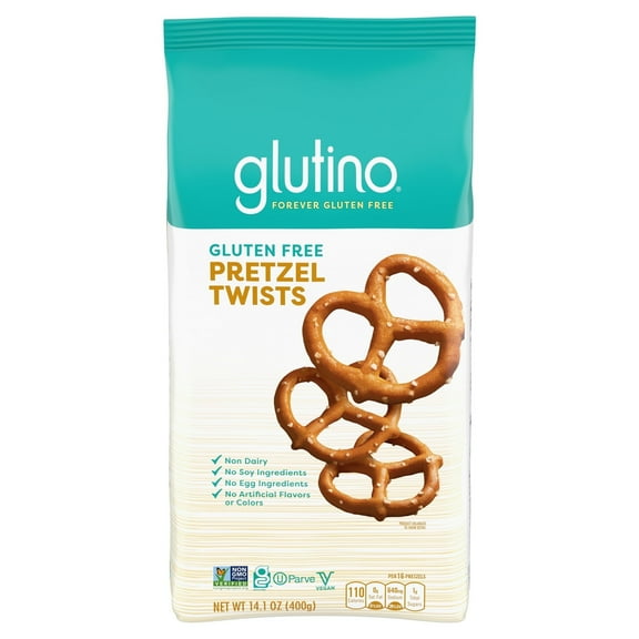Glutino Gluten Free Pretzel Twists 14.1oz Pack of 2