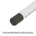 thumbnail image 3 of Uxcell Wood Wax Filler Stick, Furniture Repair Crayon Touch Up Fixing Pen, Deep Dim Gray, 3 of 6