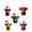 Cow(5 Pcs), variant on Up to 50% off! LSLJS Christmas Tree Hanging Ornaments,3.14 inch Acrylic Flat Cute Cow with Red Hat Pattern Pendant Car Rearview Mirror Pendants Xmas Baubles Christmas Decorations Christmas Gifts(5PCS)