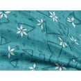 thumbnail image 4 of oneOone Rayon Turquoise Blue Fabric Texture & Triangle Geometric Craft Projects Decor Fabric Printed By The Yard 56 Inch Wide, 4 of 5