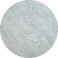 thumbnail image 2 of Addison Rugs Mayfield Washable Transitional Abstract Teal Round Rug, 8' x 8', 2 of 5