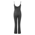 thumbnail image 4 of Womens Jumpsuit Spaghetti Straps Neck Bodycon Full Length Casual Unitard Playsuit Date Night Rompers, 4 of 6