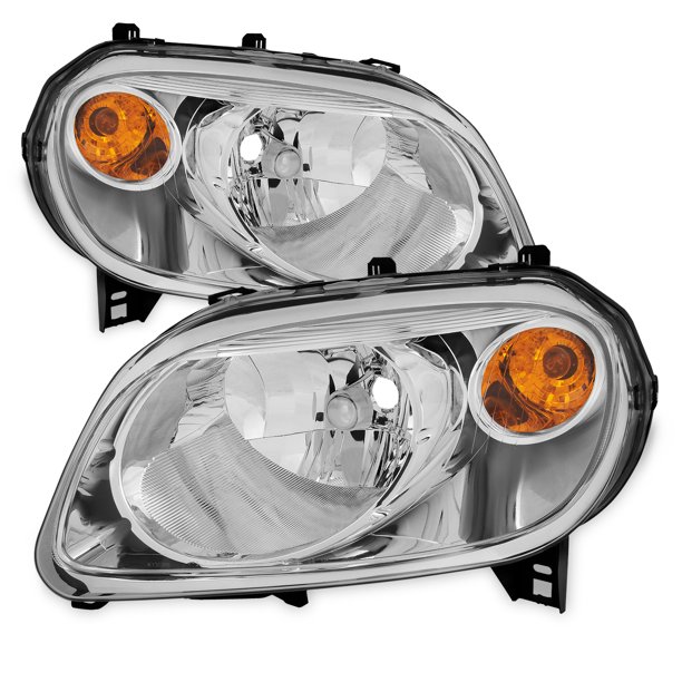 Fit 20062011 Chevy HHR Amber Replacement Headlights Clear Headlamps