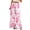 Pink, variant on Wide Leg Pants Linen Pants Women Palazzo Pants for Women Womens Pants Casual Womens Summer Wide Leg Pants Casual High Waist Pant 2025 Beach Vacation Outfits Sweatpants Women Light Violet 2xl
