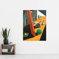 thumbnail image 2 of De Chirico Evil Genius Of The King Abstract Painting Extra Large Art Print Wall Mural Poster Premium XL, 2 of 3