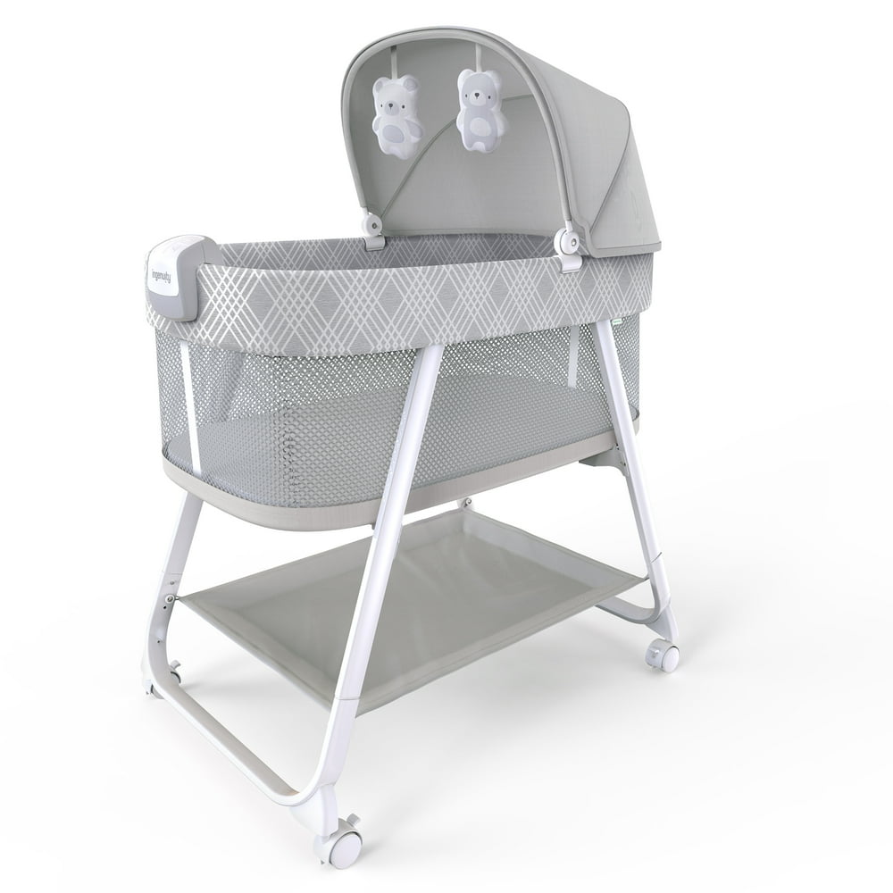 Ingenuity Lullanight Soothing Vibrations for Baby with Locking Wheels & Night Light