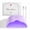 Purple, variant on MelodySusie UV Nail Lamp P-ART06E with 2 Timer for Half-Cured Gel Nails, Purple