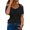 Black, variant on Kcolen Vneck Cap Sleeve Tops for Women V Neck Short Sleeve Summer Casual Plus Size Solid Color Tee Shirts Women Casual Vacation Clothes Loose Fit Tunic Shirts,White