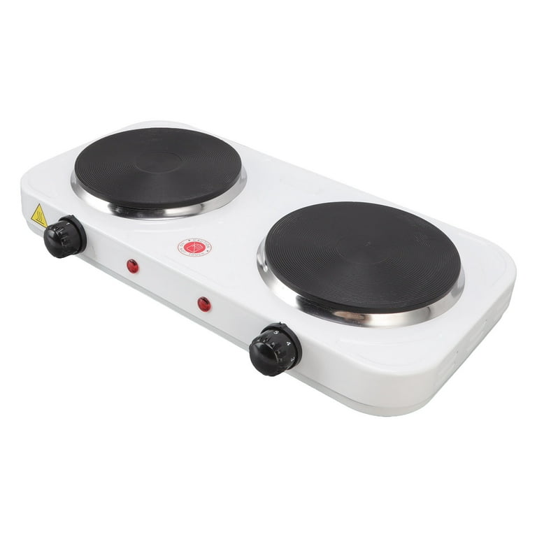 Electric Stove, US Plug 110V Double Heating Plate Stove 2000W For Kitchen  For Office