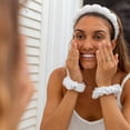 thumbnail image 7 of Spa Headbands for Washing Face or Facial Makeup Headbands Bubble Skincare Headbands Drunk Elephant Terry Cloth Puffy Headbands for Mask Skin Treatment, 7 of 7