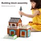 thumbnail image 1 of bloque de construcción de ladrillo Building House Toys DIY Villa Block para niños de 4 a 16 años (casa pequeña 230 piezas), 1 of 9