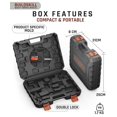 thumbnail image 3 of 18 Pieces Hand Tool Kit For Home | 3 Meter Auto Measuring Tape | Electrical Tape | Claw Hammer | Screw Driver Handle | Allen Key Set | Plier | Multi-Purpose Tools Kit For Home Use, 3 of 5