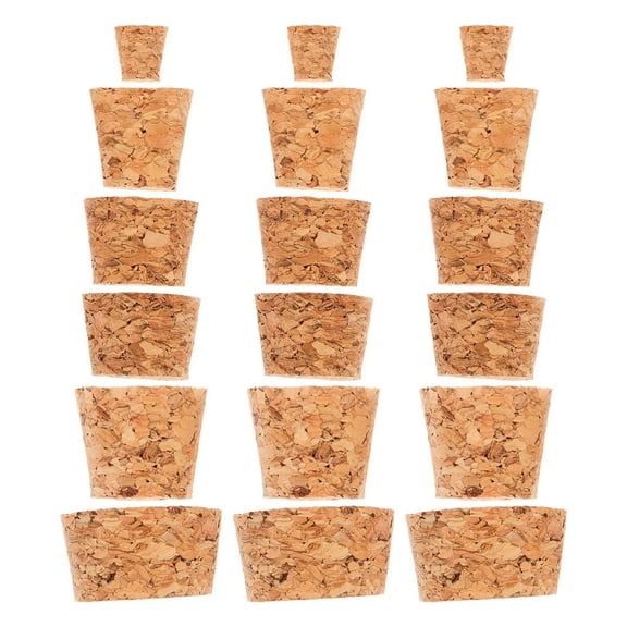 QIFULL Cork Stoppers Light Yellow 36Set 1.4X1.4X0.8in