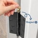 thumbnail image 3 of 6pc Magnetic Cat Hinge Heads Decorative Toppers, Cute Kitten Figurine Door Hinge Toppers, Fun Home Decoration for Doors & Cabinets, 3 of 5
