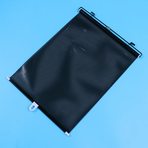 UPKOCH 2 Set of Universal Car Window Shades Black PVC Privacy Screen for Vehicle Use 23.6*15.7in