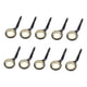 thumbnail image 5 of 10 Unids de Acero Inoxidable Guías de Caña de Pescar Macarena Conjunto para Barras de Barco de Oro 10, 5 of 8