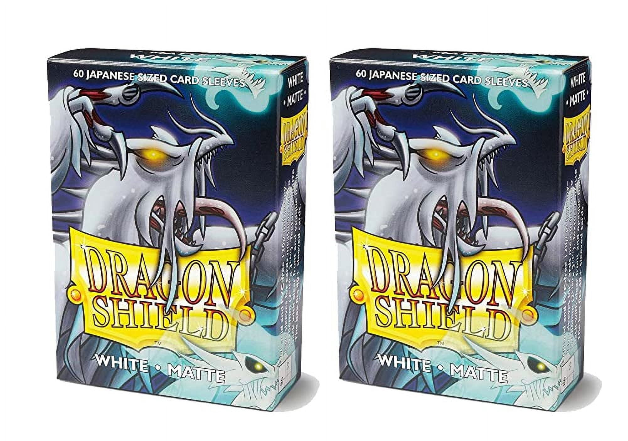 Dragon Shield Matte Mini Japanese White Card Sleeves - 2 Pack Value Bundle (120 Sleeves Total) - View #5