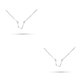 thumbnail image 4 of Collar de Constelación Minnieouse DIY Rhinestone Amistad Ajustable Acuario Plata 2piezas, 4 of 6