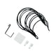 thumbnail image 3 of Soporte para Sombrero Macarena 5 uds Montaje en Pared Negro, 3 of 8