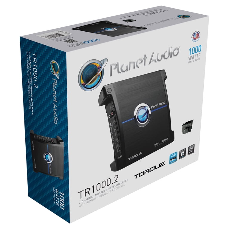 Planet Audio TR1000.2 Torque Series Car Audio Amplifier - 1000 