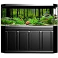 thumbnail image 4 of Aquarium Background Tank Aquarium Poster Aquarium Forest Background Picture Fish Tank Background PVC Adhesive Underwater Forest Tank Poster Backdrop Decoration Paper Wallpaper (61*30cm), 4 of 5