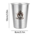thumbnail image 6 of StSilkitty Portable Stainless Steel Camping Cup Stable Layer Beer,Coffee,Tea,Water Cup with Unique Camping Designs for Outdoor Activities, 6 of 6