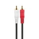 thumbnail image 4 of Cable RCA dual a mono de 6,35 mm Audio 2RCA 2 6.5 Mezclador de DVD (2 m) FLhrweasw  Nuevo, 4 of 6
