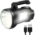 thumbnail image 1 of Rechargeable Led Torch 1200lm 6500mah, Ultra Powerful 4 Lighting Modes, Flashlight For Night Fishing, Hunting, Hiking, Garage, Camping, Emergency, 1 of 5