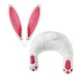 thumbnail image 1 of Aodebiao Easter Decoration Door Wreath for Front Door Sign Wall Signs Rabbit Spring Decoration,Hollow Bunny Sign Flower Egg Welcome Hanging for Home Wall Decor Party Supply Happy Easter, 1 of 8