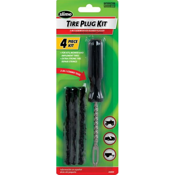 Slime 2in1 Screwdriver Reamer Tire Plug Kit, 4Piece 20203