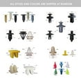 thumbnail image 4 of Labymos Car Body Plastic Push Pin Rivet Fasteners Trim Moulding Clip Assortments Kit, 4 of 8