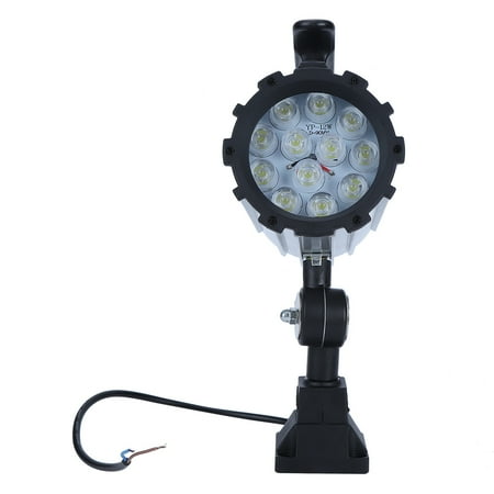 

Zerodis 12W 24V Waterproof CNC Machine 12LED Working Light Lamps Short Arm Lighting Hot.