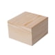 thumbnail image 2 of Caja de almacenamiento de madera con tapa, caja de embalaje para regalo, contenedor, caja de recuerdo, caja de madera 12cmx12cmx8cm, 2 of 9
