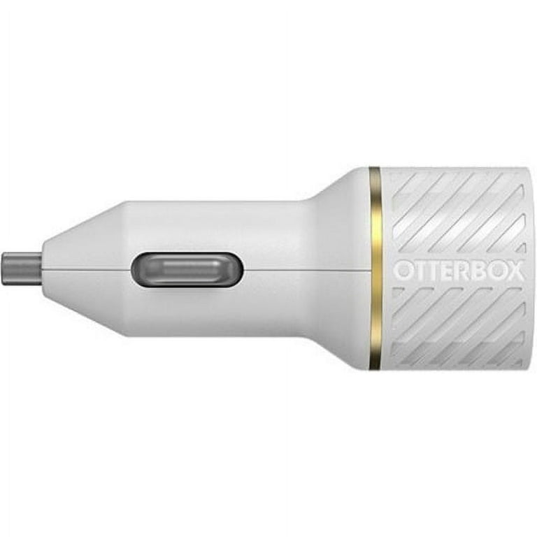 Otter Box Cargador para Carro de Carga Rápida de 50W (2 Puertos USB-Tipo C)  NO incluye cable - Punto Naranja