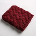 thumbnail image 6 of Wipya Knit Boot Toppers for Women Short Crochet Sock Covers Fashion Boot Cuffs with Textured Stitch Adjustable Warm Leg Warmers Wine, 6 of 6