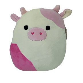 5 Inch, Caedyn Cow Squishmallows Official Kellytoy Valentines Squad Squishy Soft Plush Toy Animal 