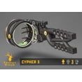 thumbnail image 3 of Trophy Ridge Cypher 3 Sight with Tool-less Windage and Elevation Adjustments and Reversible Mount Design, 3 of 7