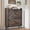 Dark Oak, variant on Farmhouse 4 Flip Drawer Shoe Cabinet with Barn Door, Narrow Entryway Organizer