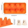 thumbnail image 6 of Walbest 1/2Pcs 3D Ghost Silicone Mold for Chocolate Dessert Candy Jelly Food-Grade Ghost-shaped Pastry Mold Easy Release Halloween Baking Supplies, 6 of 7