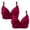 2pcs#Red, variant on GERsome 2PCS Assorted Color Supportive Bras for Women Full Coverage, Womens Bras Comfortable Wireless Bras with Support and Lift Everyday Bras 2pcs#Khaki S