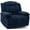 Blue, variant on Recliner Chair with Massage and Heating, Oversized 360° Swivel Rocker Recliner for Adults, Lazy Single Sofa Chair with Overstuffed Armrests, Theater Lounge Chair for Living Room