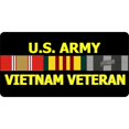 thumbnail image 1 of U.S. Armée Vietnam Vétéran Ruban Photo Plaque License, 1 of 1