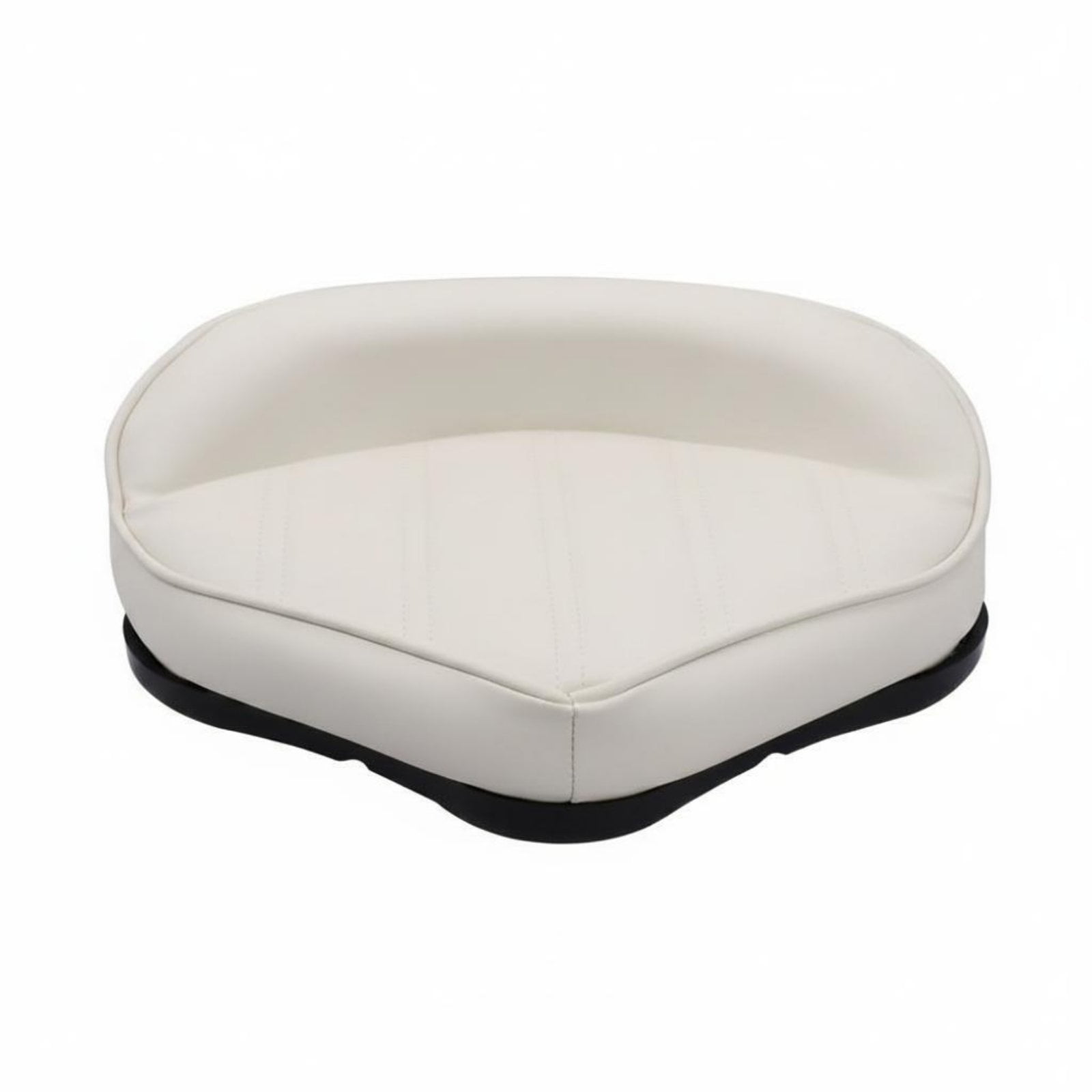 Abbraccia Boat Seat Cushion Triangular Fishing Chair Marine Bucket Seat Compact Size 39 Cm Wide for Yachts Speedboats and Fishing Boats