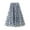 Z#33 Blue, variant on TAIAOJING Womens A-Line Mini Skirts Solid Color Casual Irregular Lacing Medium Length Large Swing A Line Skirt